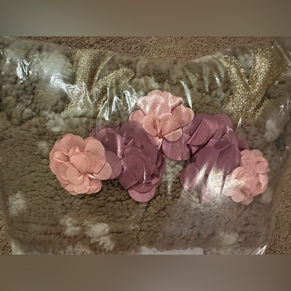 Justice Girls Hooded Reindeer Sherpa Pajamas Plush 2 Piece PJ Set Deer Antlers - Picture 12 of 15